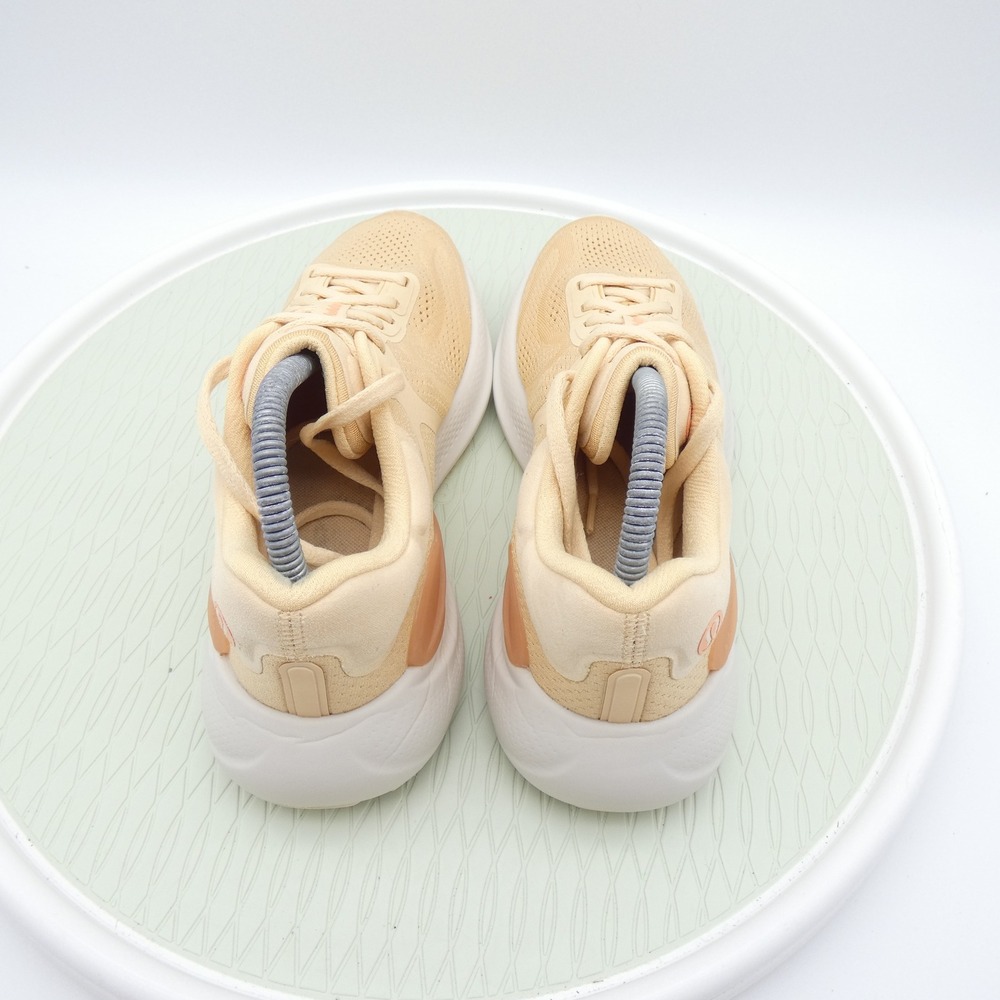 Lululemon Beyondfeel Running Shoes Haye Light Ivory Peach LW9FGCS Womens 8.5 - Picture 5 of 9